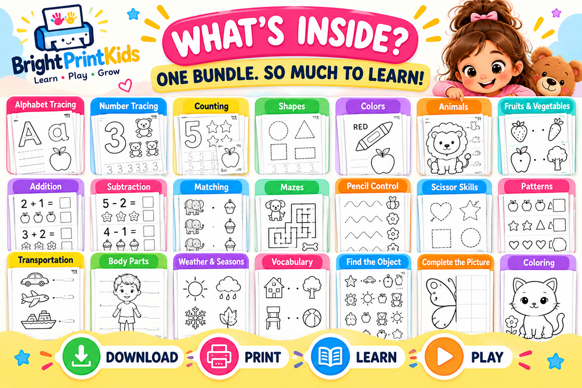 200 Educational Printables
