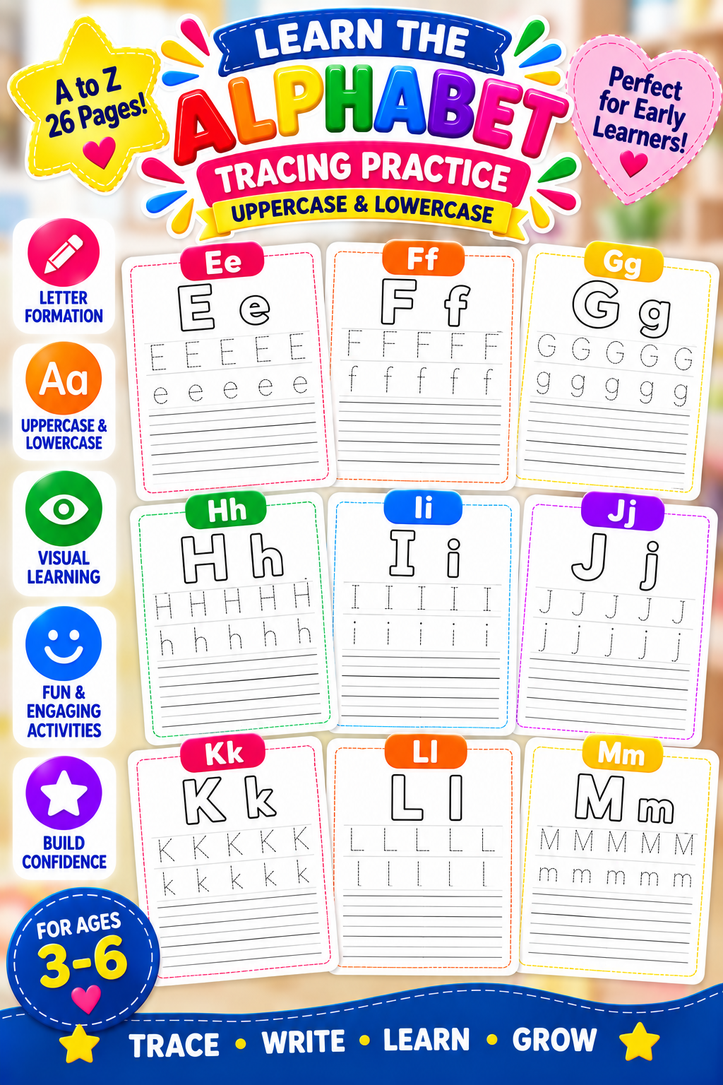 TRACING ALPHABET-BrightPrintKids
